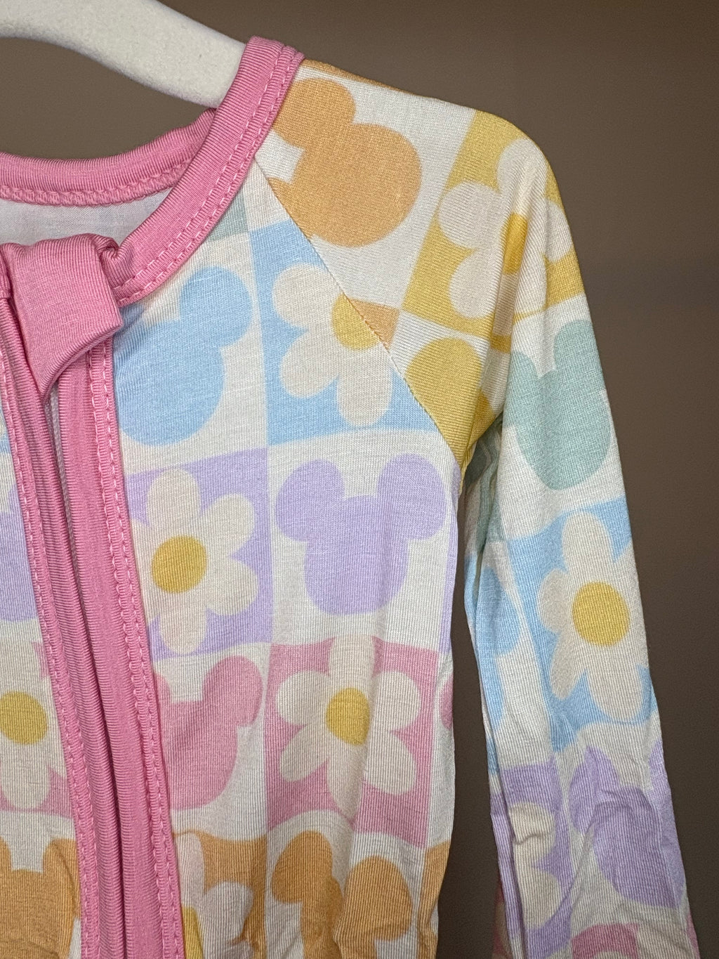 Pastel Disney Flowers Sleeper 0-3 Month