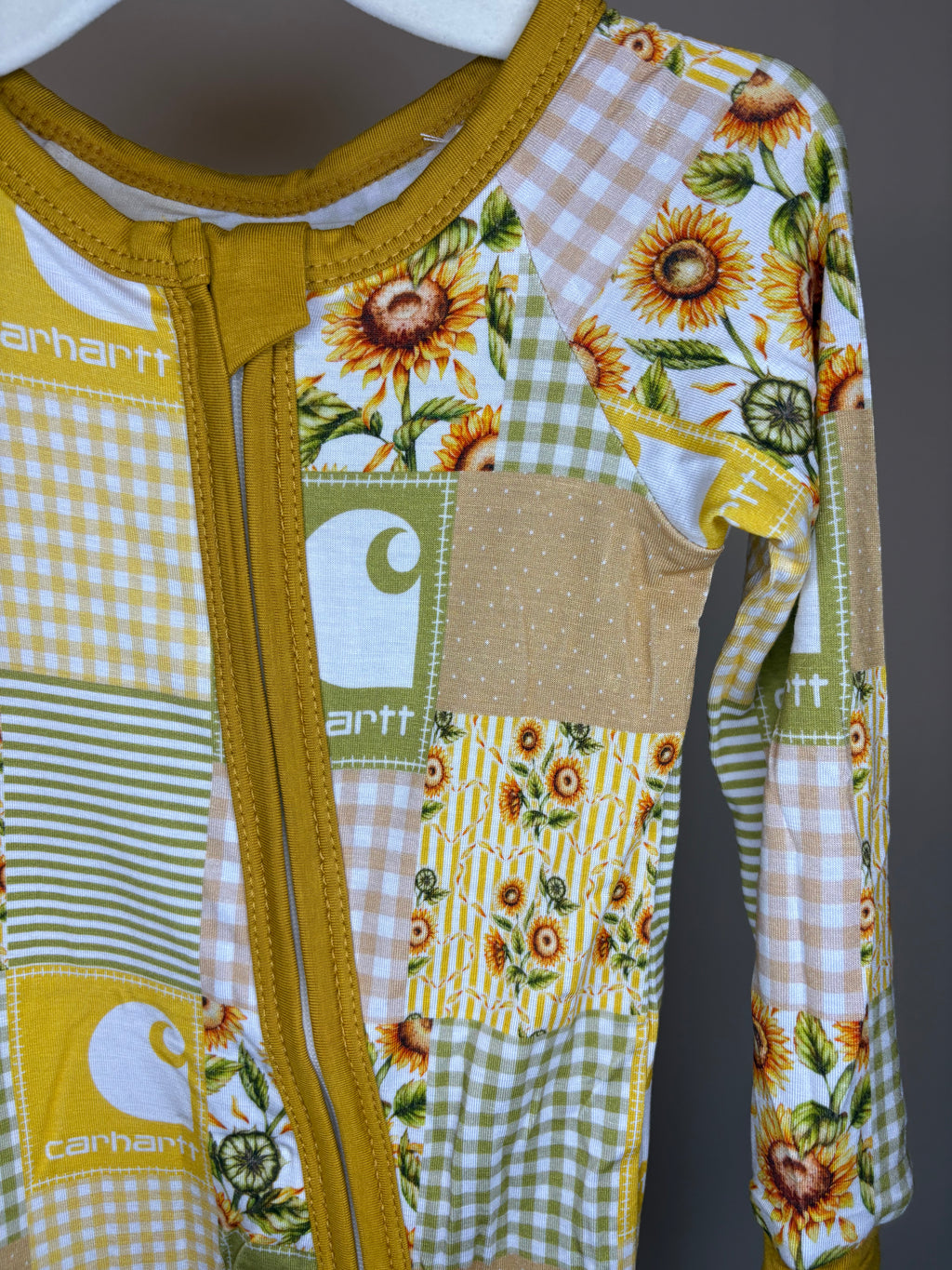 Sunflower Carhartt Sleeper 3-6 Months