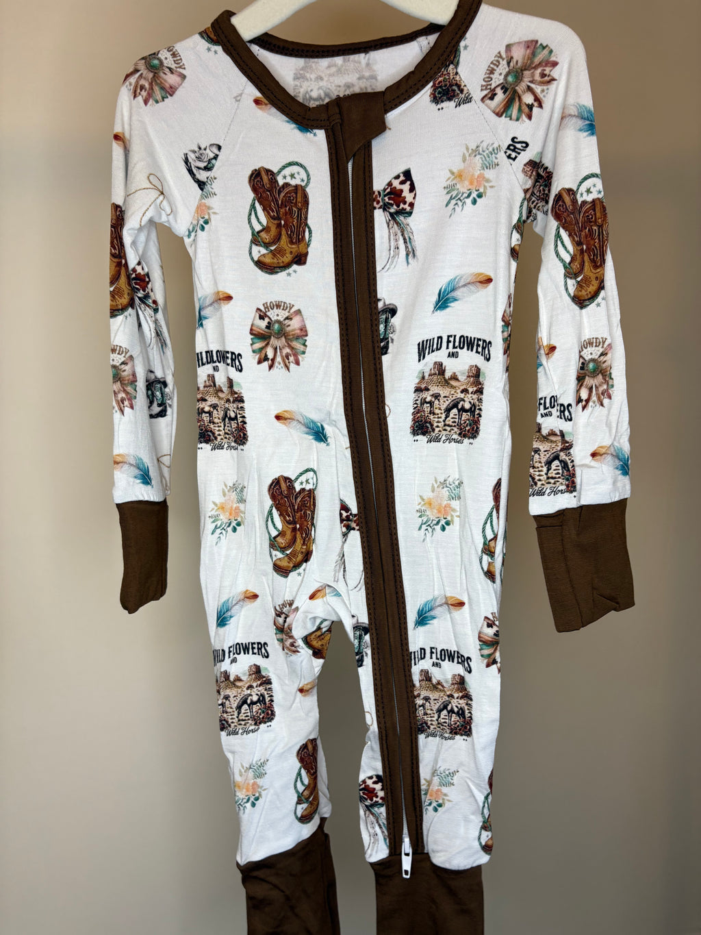 Wildflowers and Wild Horses Sleeper 3-6 Months