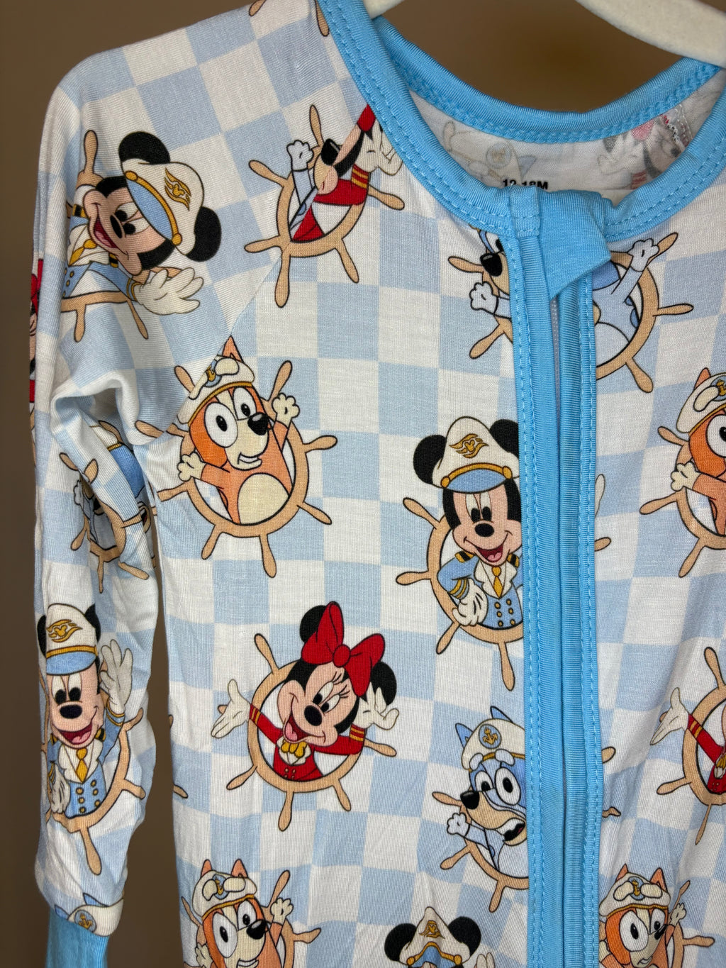 Sailing Mickey x Bluey Sleeper 12-18 Months