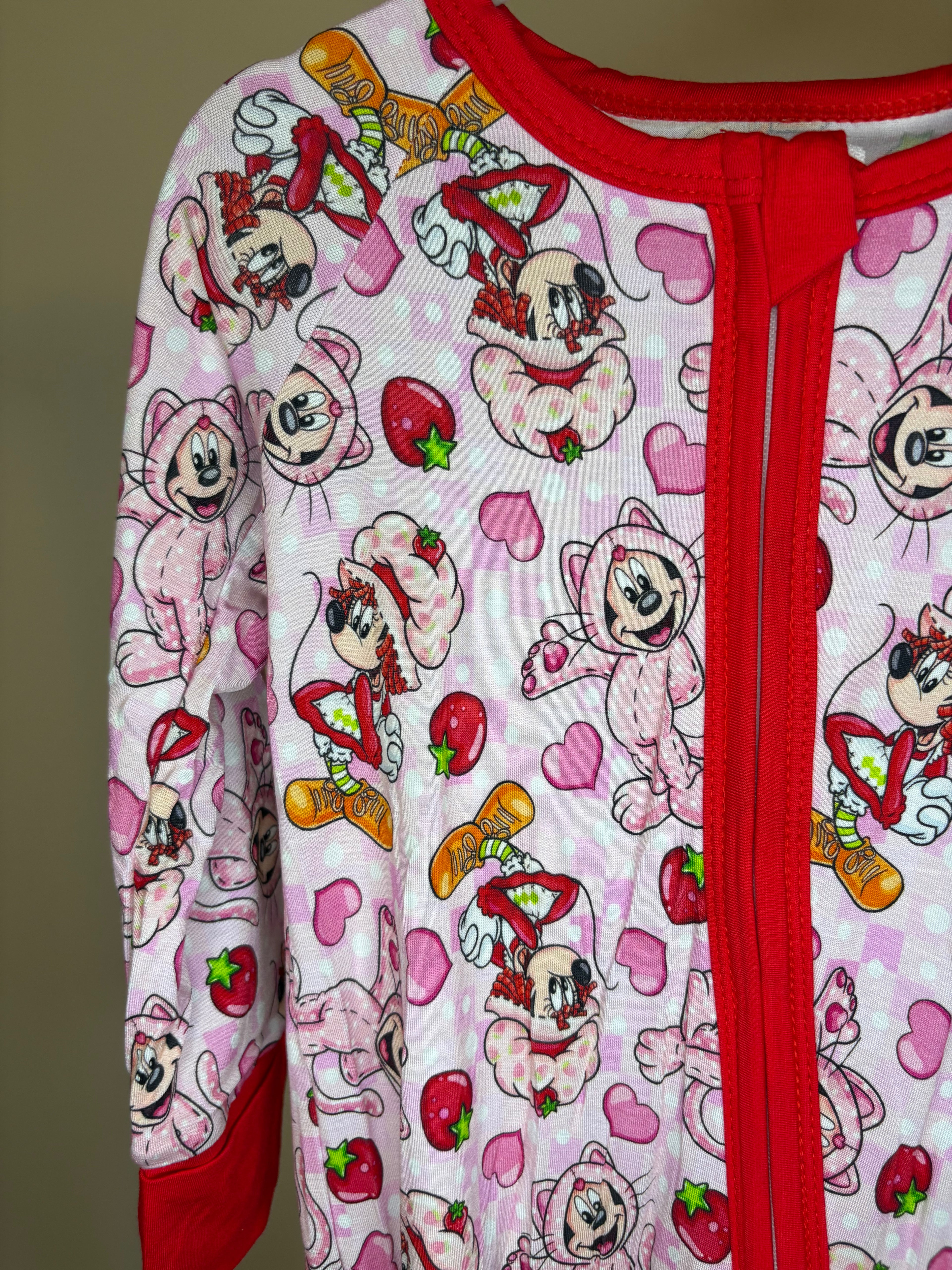 Mickey x Strawberry Shortcake Sleeper 18-24 Months