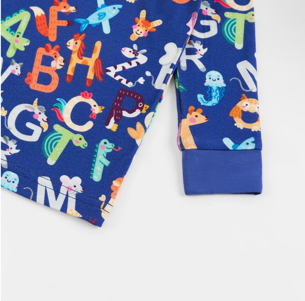 Alphabet Animals Long Sleeve Set