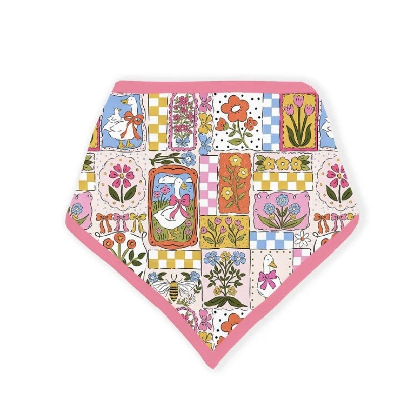 Patchwork Goose Bib